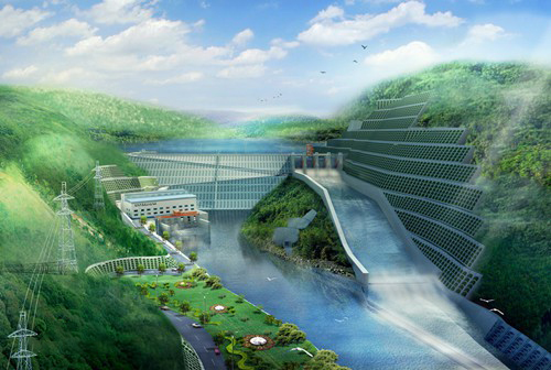雁塔老挝南塔河1号水电站项目